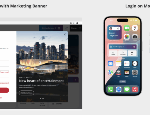 Concept for Calgary.ca (Login intergrations)