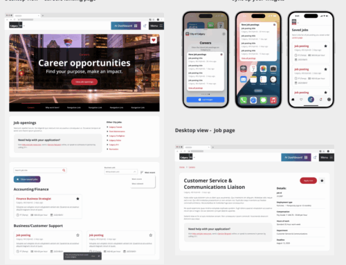 Concept for Calgary.ca Careers